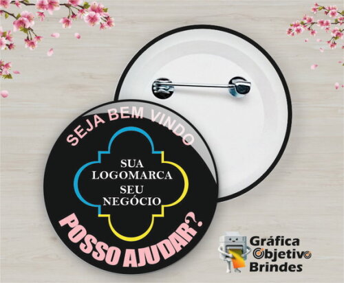Botton Personalizado para Loja e Comércio