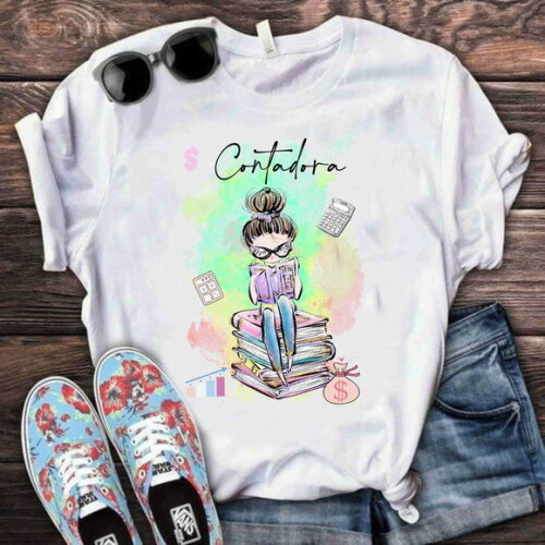 Camiseta Camisa Personalizada Profissão Contadora