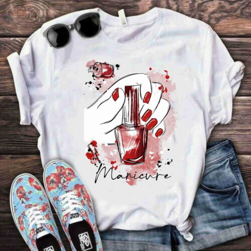 Camiseta Camisa Personalizada Profissão Manicure