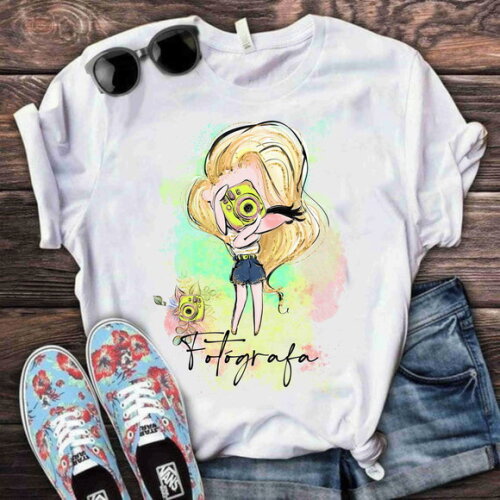 Camiseta Camisa Personalizada Profissão Fotógrafa