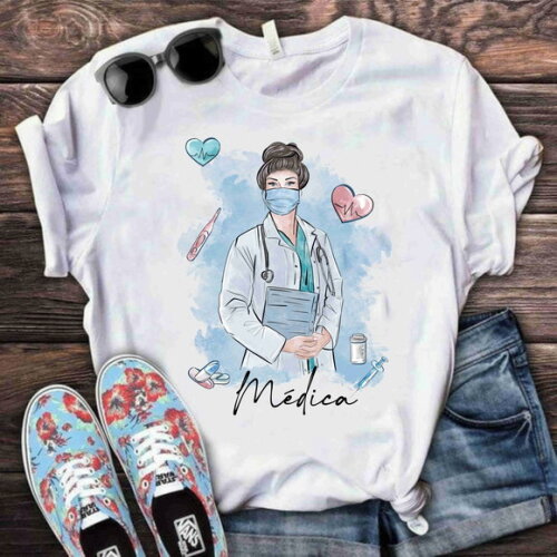 Camiseta Camisa Personalizada Profissão Médica