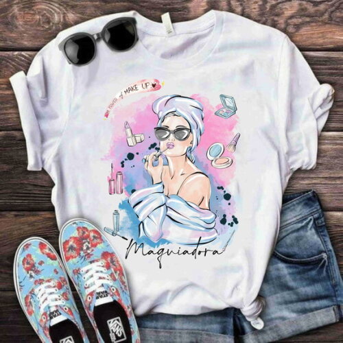 Camiseta Camisa Personalizada Profissão Maquiadora