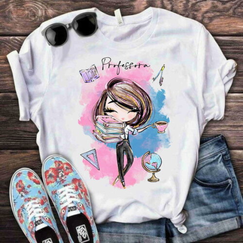 Camiseta Camisa Personalizada Profissão Professora