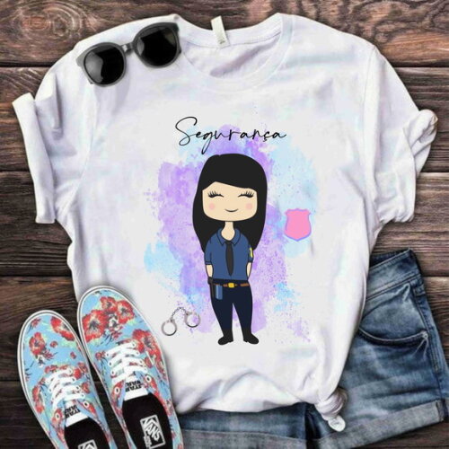 Camiseta Camisa Personalizada Profissão Segurança