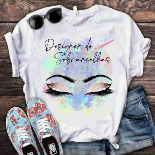 Camiseta Personalizada Profissão Designer de Sobrancelhas