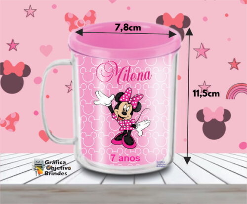 Caneca Personalizada Lembrancinha de Aniversário Minie