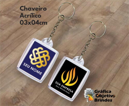 Chaveiro Personalizado com Logomarca - Brinde Corporativo