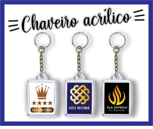 Chaveiro Personalizado Logomarca I Brindes I Lembrancinhas