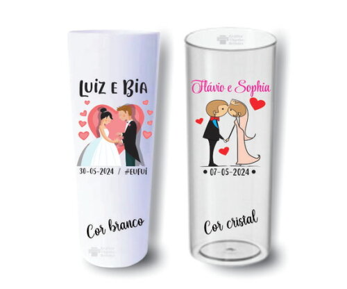 Copo Long Drink Personalizado para Lembrancinha de Festa (100 copos)