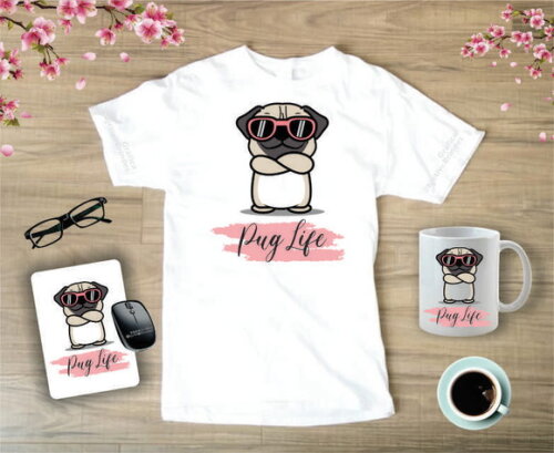 Kit Camiseta Personalizada + Caneca + Mouse Pad