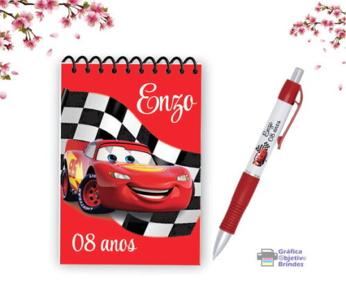 Kit Lembrancinha Personalizada Festa Carros Disney
