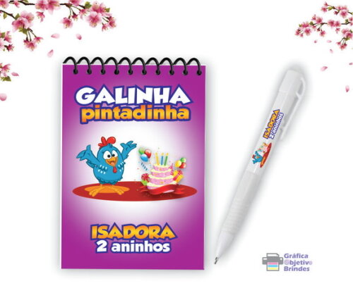 Kit Lembrancinha Personalizada Festa da Galinha Pintadinha