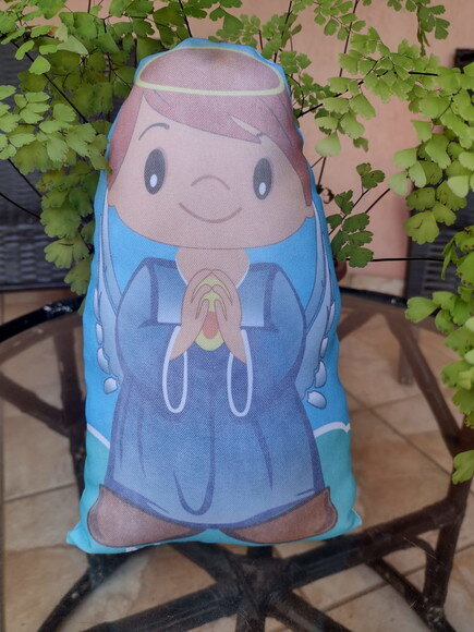 Naninha Almofada Personalizada Anjo da Guarda Menino
