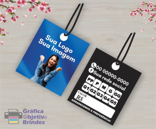 Tag Personalizada com Sua Logomarca (1.000 Un.)