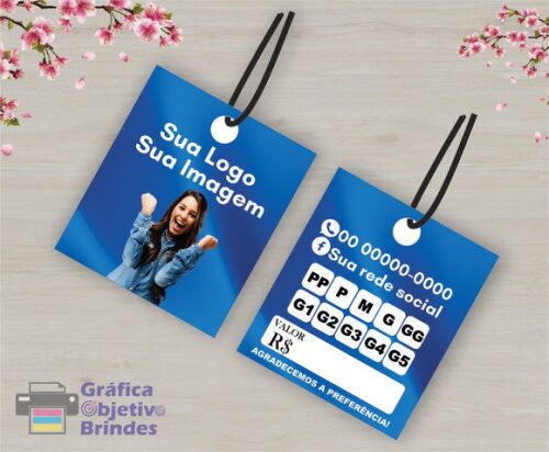 Tag Personalizada com Sua Logomarca (1.000 Un.)