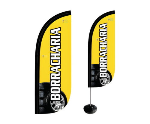 Wind Banner Borracharia Personalizado Completo 1,90m - Flag