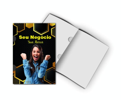 Pasta Contrato Personalizada com Orelha - 100 Unidades