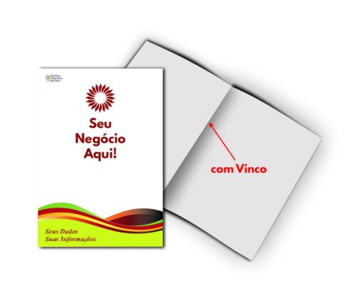 Pasta Contrato com Vinco Personalizada - 25 Unidades