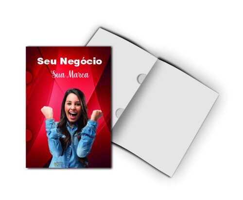 Pasta Contrato Personalizada com Orelha - 50 Unidades