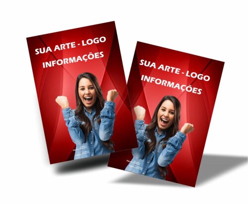 Panfletos Personalizados 10x14cm - Impressão Frente + Arte Grátis (5.000 unidades)