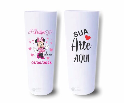 Copo Long Drink Personalizado para Festa (50 copos)