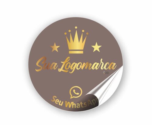 Adesivo Personalizado - Etiqueta Personalizada (250 adesivos 3cm)