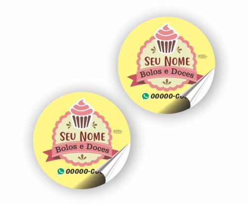 Etiqueta Adesiva Personalizada 3cm - 250 Unidades