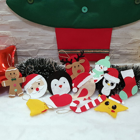 Árvore de Natal para Bebê / Criança em Feltro Montessoriana