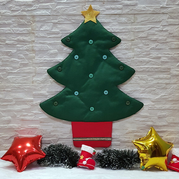 Árvore de Natal para Bebê / Criança em Feltro Montessoriana