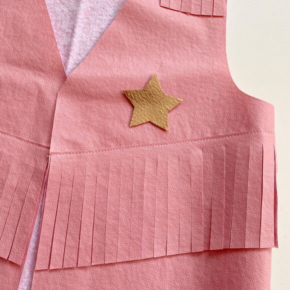 Colete Country Infantil Cowgirl Boiadeira Rosa