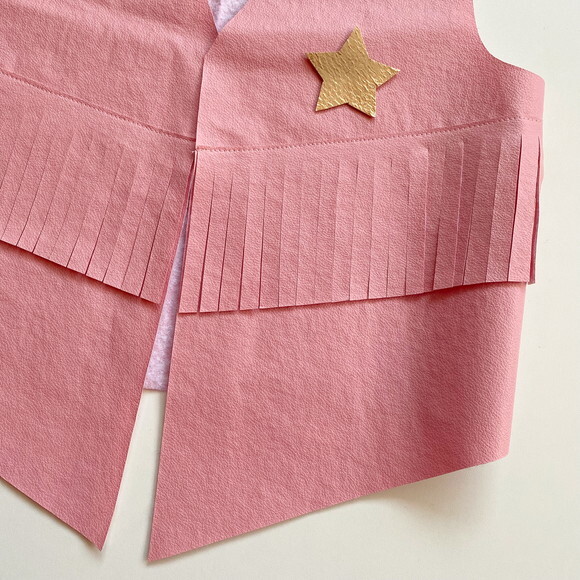 Colete Country Infantil Cowgirl Boiadeira Rosa