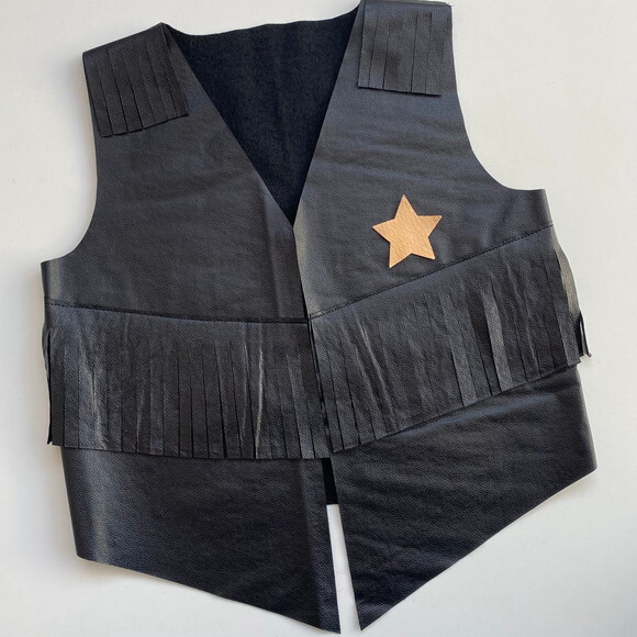 Colete Cowboy Cowgirl Infantil Festa Junina Country