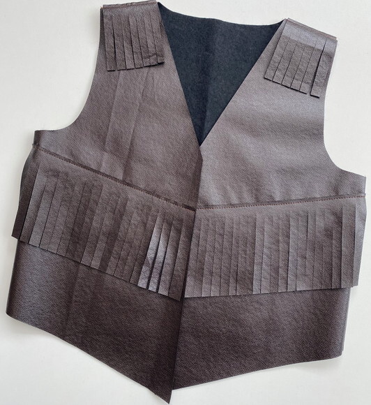 Colete Temático Cowboy Cowgirl Cowntry Infantil Marrom
