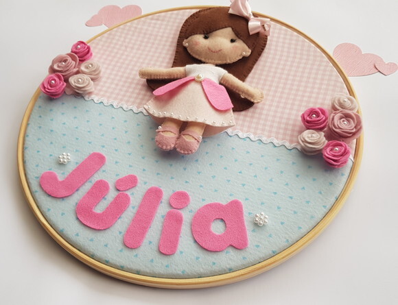 Enfeite Porta Maternidade Boneca