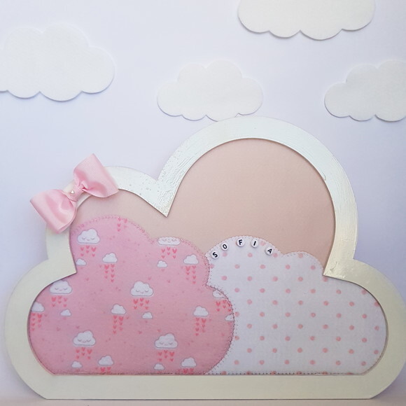 Enfeite Porta Maternidade Nuvem Chuva de Amor - Última Peça!