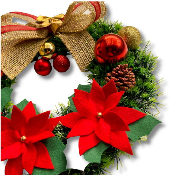 Guirlanda Natalina Luxo para Decoração de Natal
