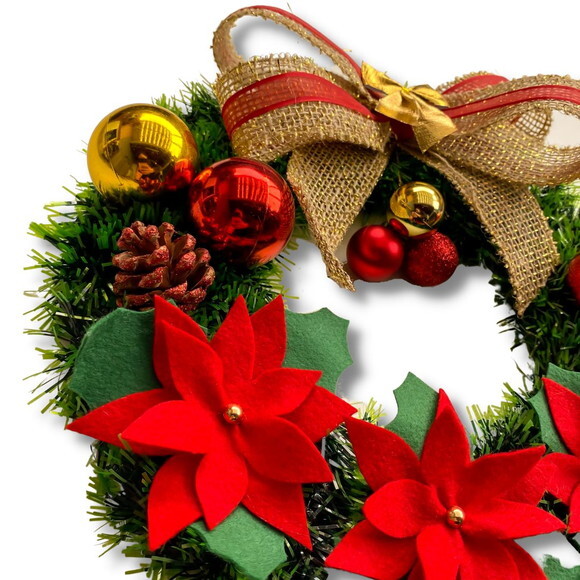 Guirlanda Natalina Luxo para Decoração de Natal