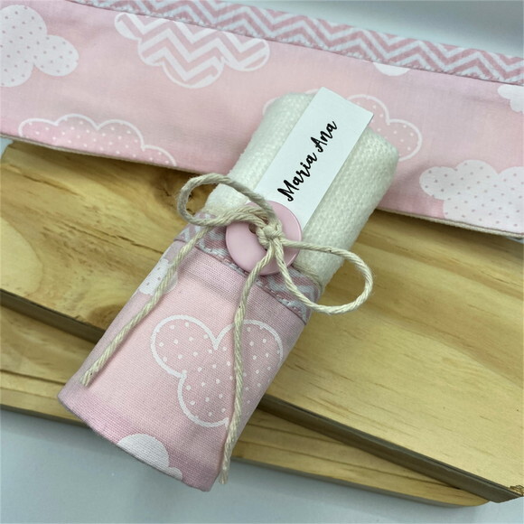 Lembrança Personalizada Toalha Maternidade Aniversário Nuvem