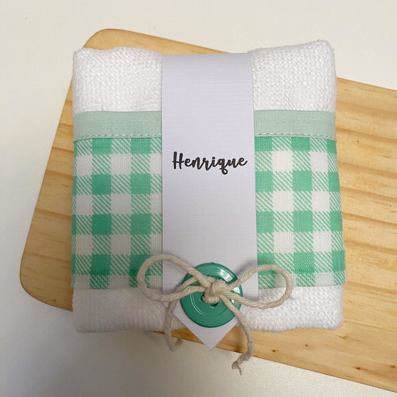 Lembrancinha Personalizada Toalha de Mão Maternidade Festa