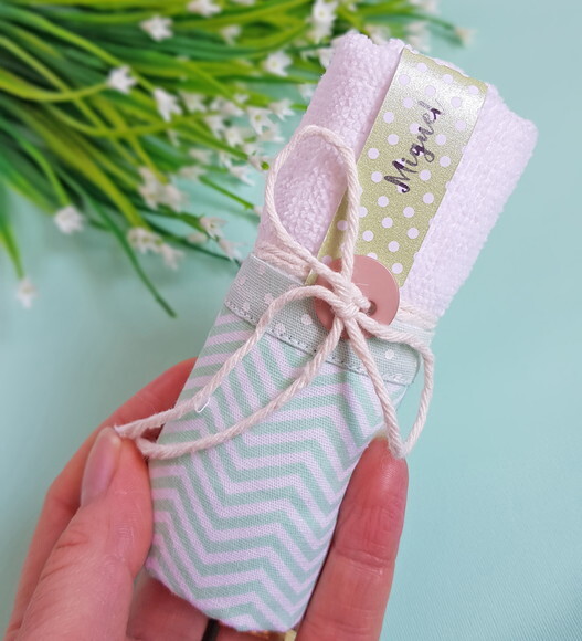 Lembrancinha Personalizada Toalha Maternidade Batizado Festa