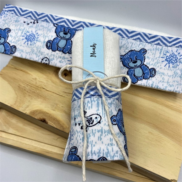 Lembrancinha Personalizada Toalhinha de Mão Ursinho