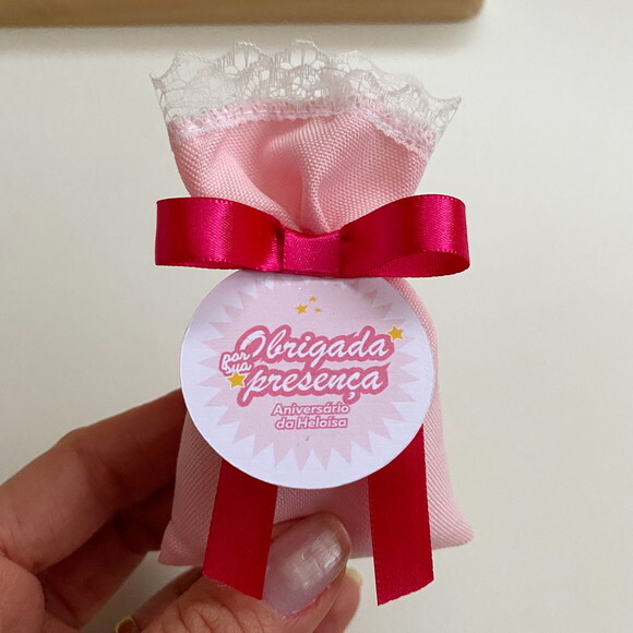 Lembrancinha Sachê Perfumado Festa Maternidade Barbie