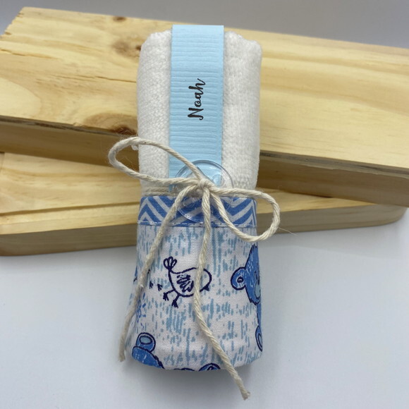 Lembrancinha Toalha de Mão Maternidade Aniversário - Ursinho
