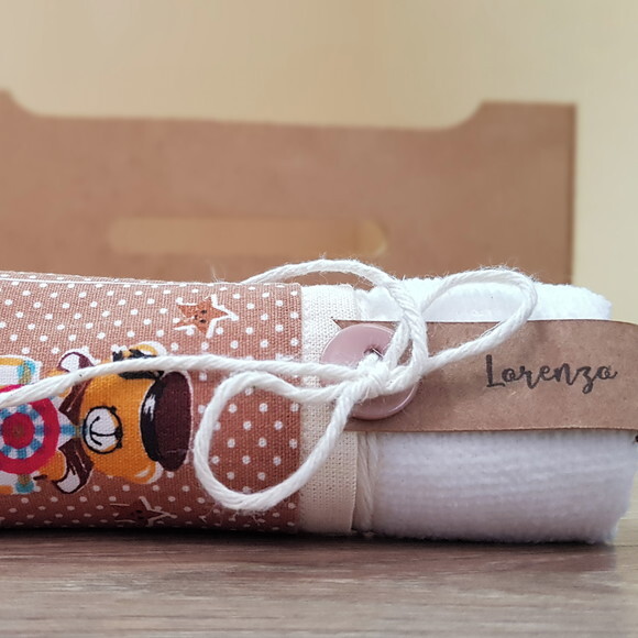 Lembrancinha Toalha de Mão Maternidade Aniversário - Ursinho
