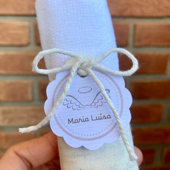 Lembrancinha Toalha de Mão Maternidade Batizado Aniversário