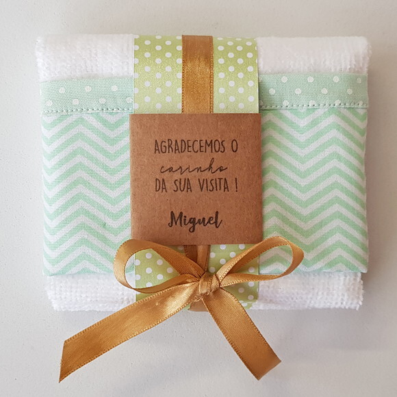Lembrancinha Toalha de Mão Maternidade Batizado Aniversário