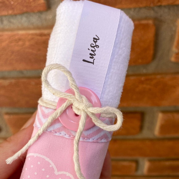 Lembrancinha Toalhinha Aniversário Maternidade Baby - Nuvem