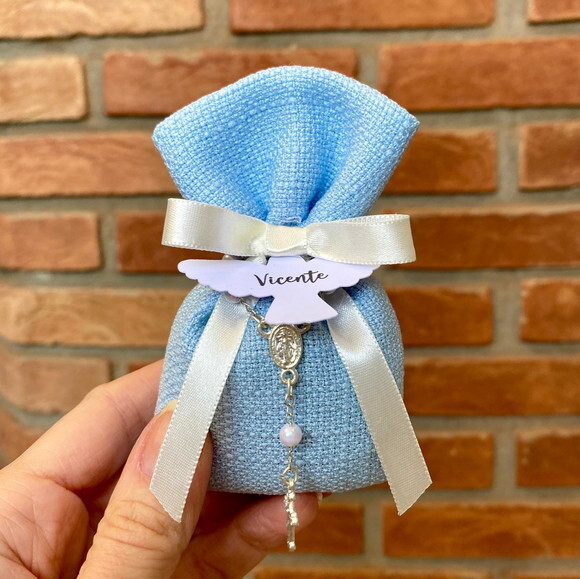 Sachê Perfumado Lembrancinha Batizado Crisma Primeira Comunh