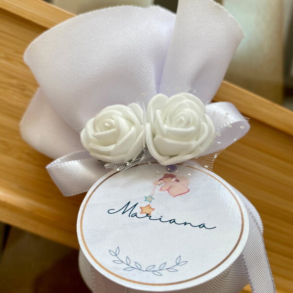 Sachê Perfumado Lembrancinha Batizado Eucaristia Casamento