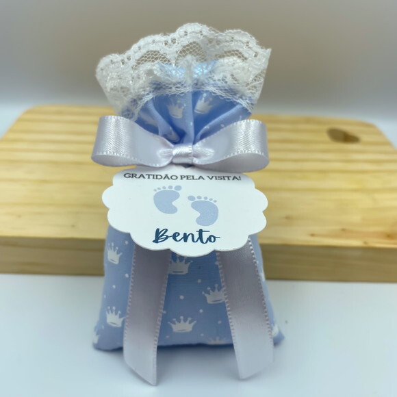 Sachê Perfumado Lembrancinha Maternidade com Tag